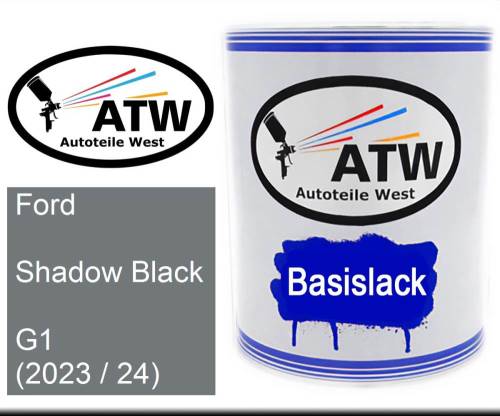 Ford, Shadow Black, G1 (2023 / 24): 1L Lackdose, von ATW Autoteile West.